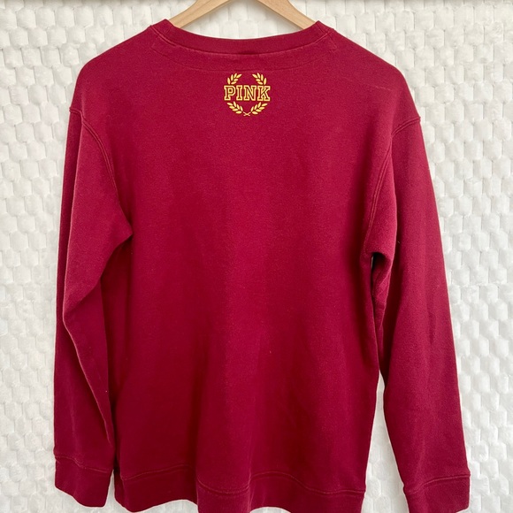 Victoria’s Secret PINK - Maroon & Gold ASU Sundevils Pullover Sweatshirt - Small - Picture 7 of 7